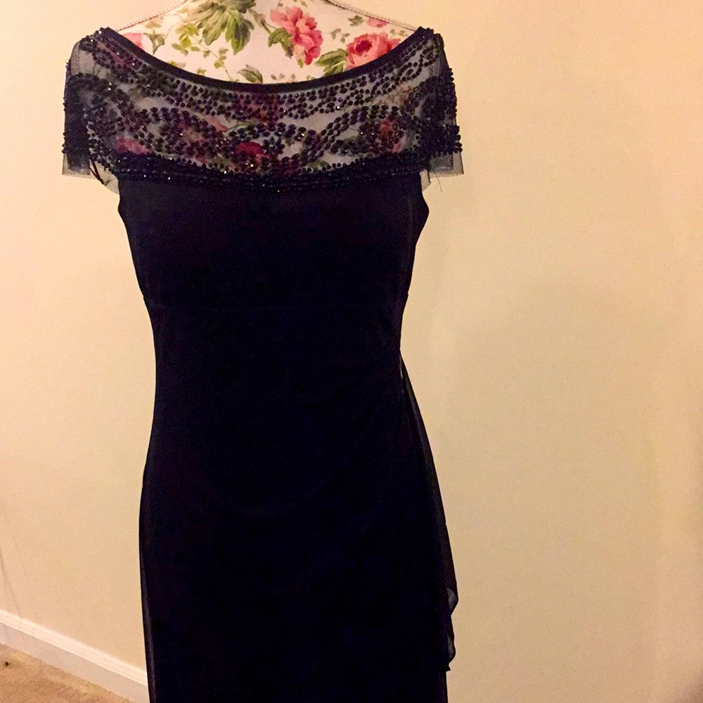 Beaded Top Gown